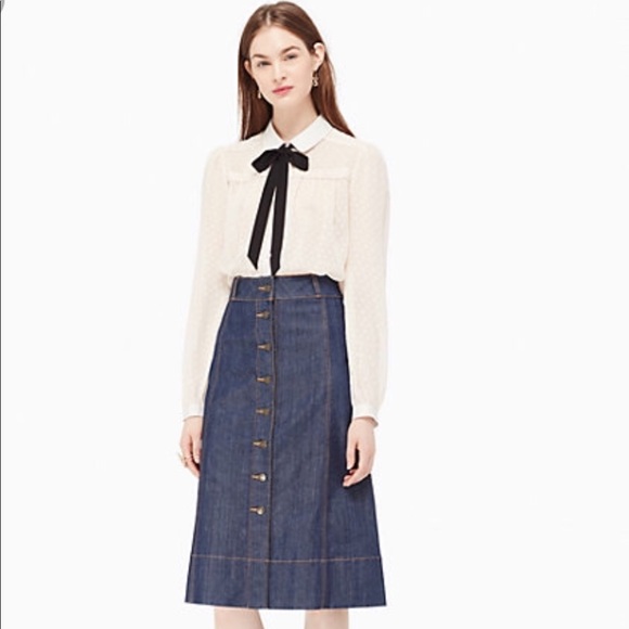 kate spade denim skirts
